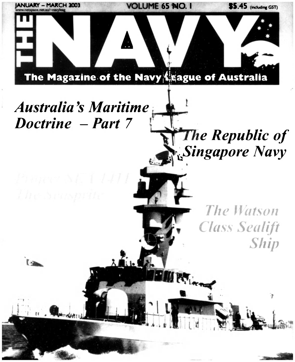 The Navy Vol 65 Part 1 2003