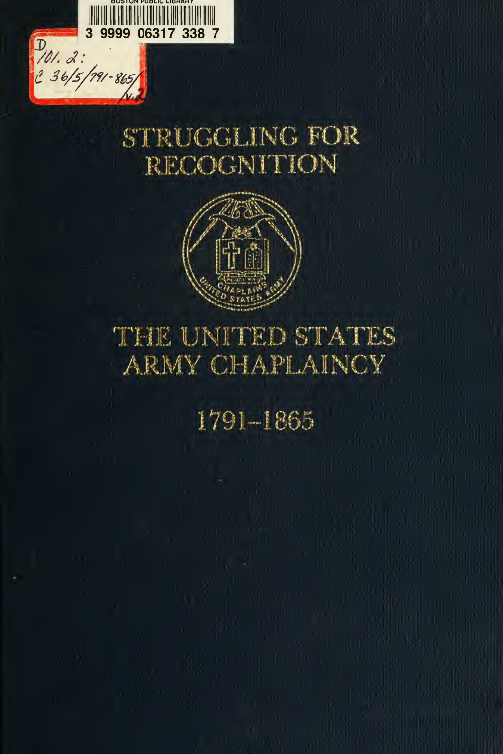 The United States Army Chaplaincy