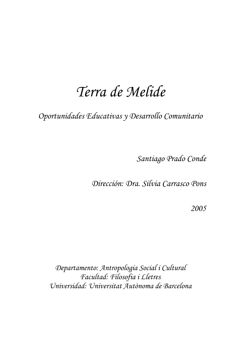 Terra De Melide