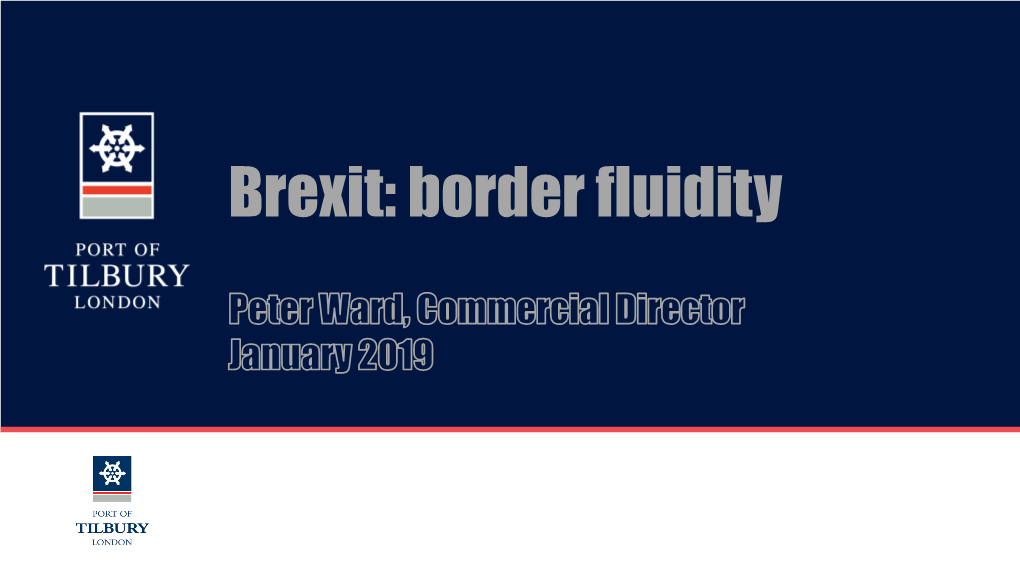 Brexit: Border Fluidity Family Tree – Third Largest UK Ports Group