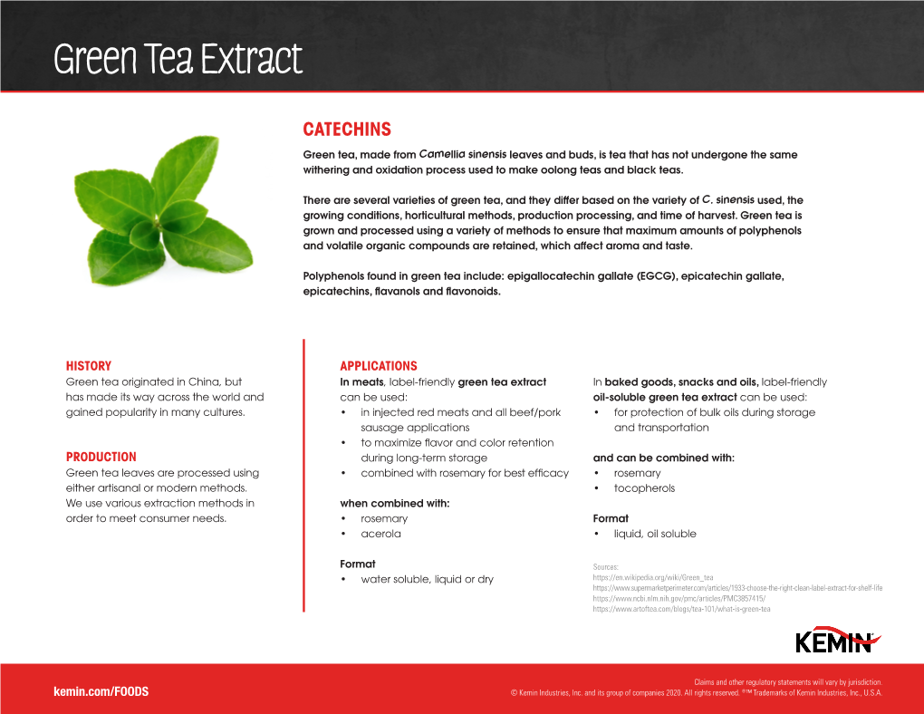 Green Tea Extract