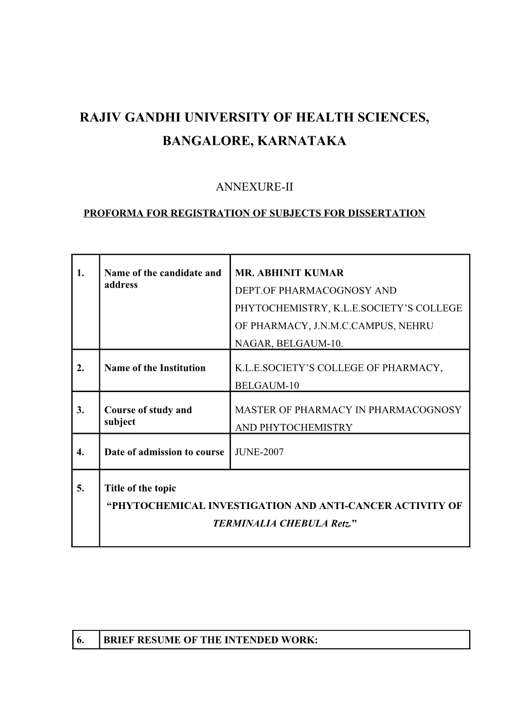 Rajiv Gandhi University of Health Sciences s26