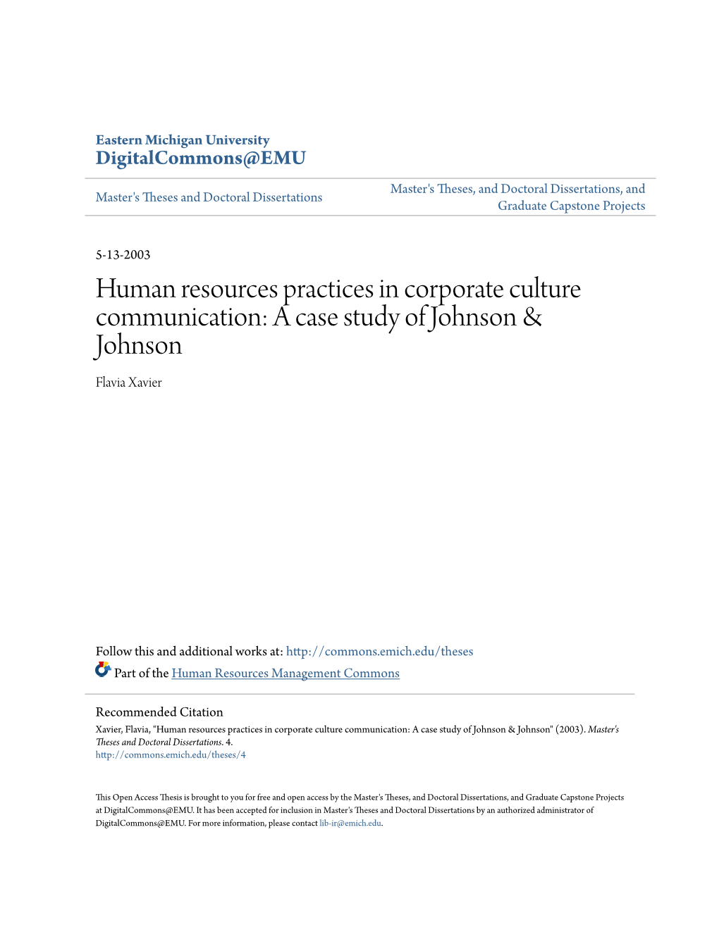 A Case Study of Johnson & Johnson