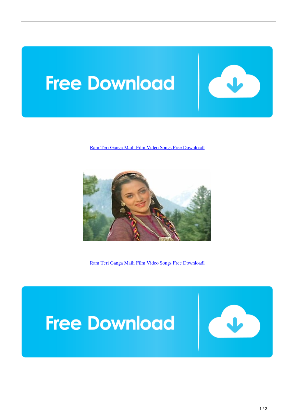 Ram Teri Ganga Maili Film Video Songs Free Downloadl