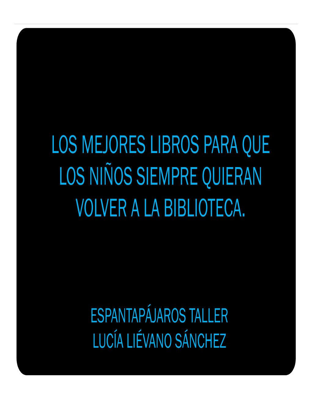 Exp Los Mejores Libros Taller Espantapajaros Pp