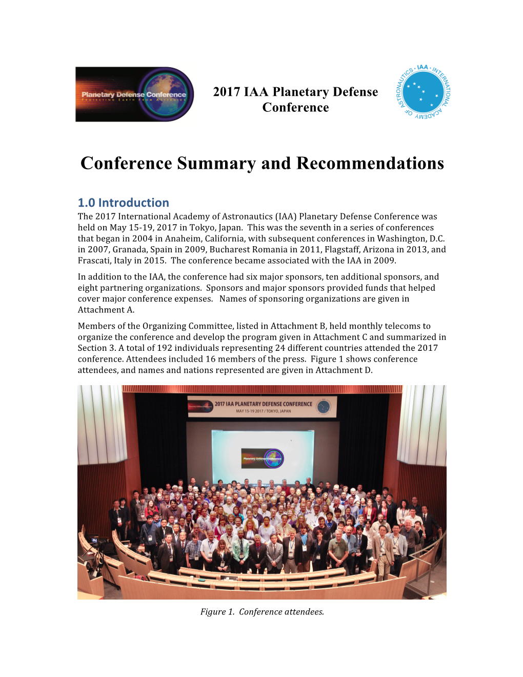 Conference Summary and Recommendations