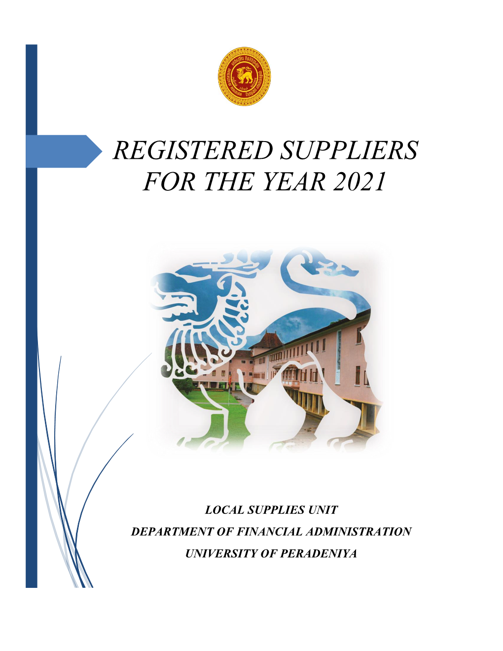 Registered Suppliers for the Year 2021