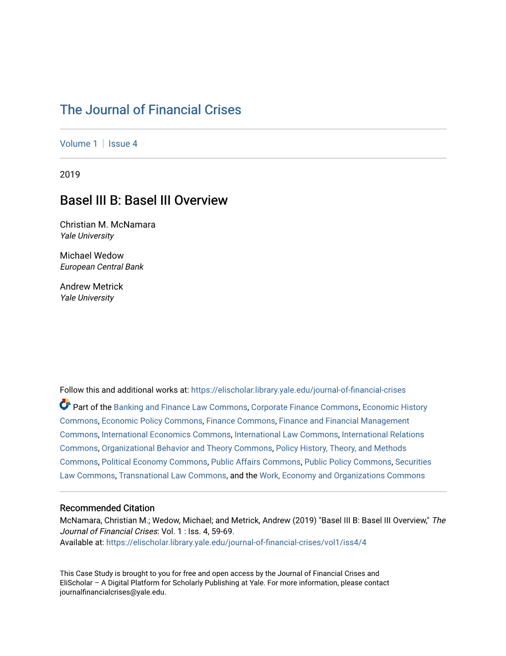 Basel III B: Basel III Overview