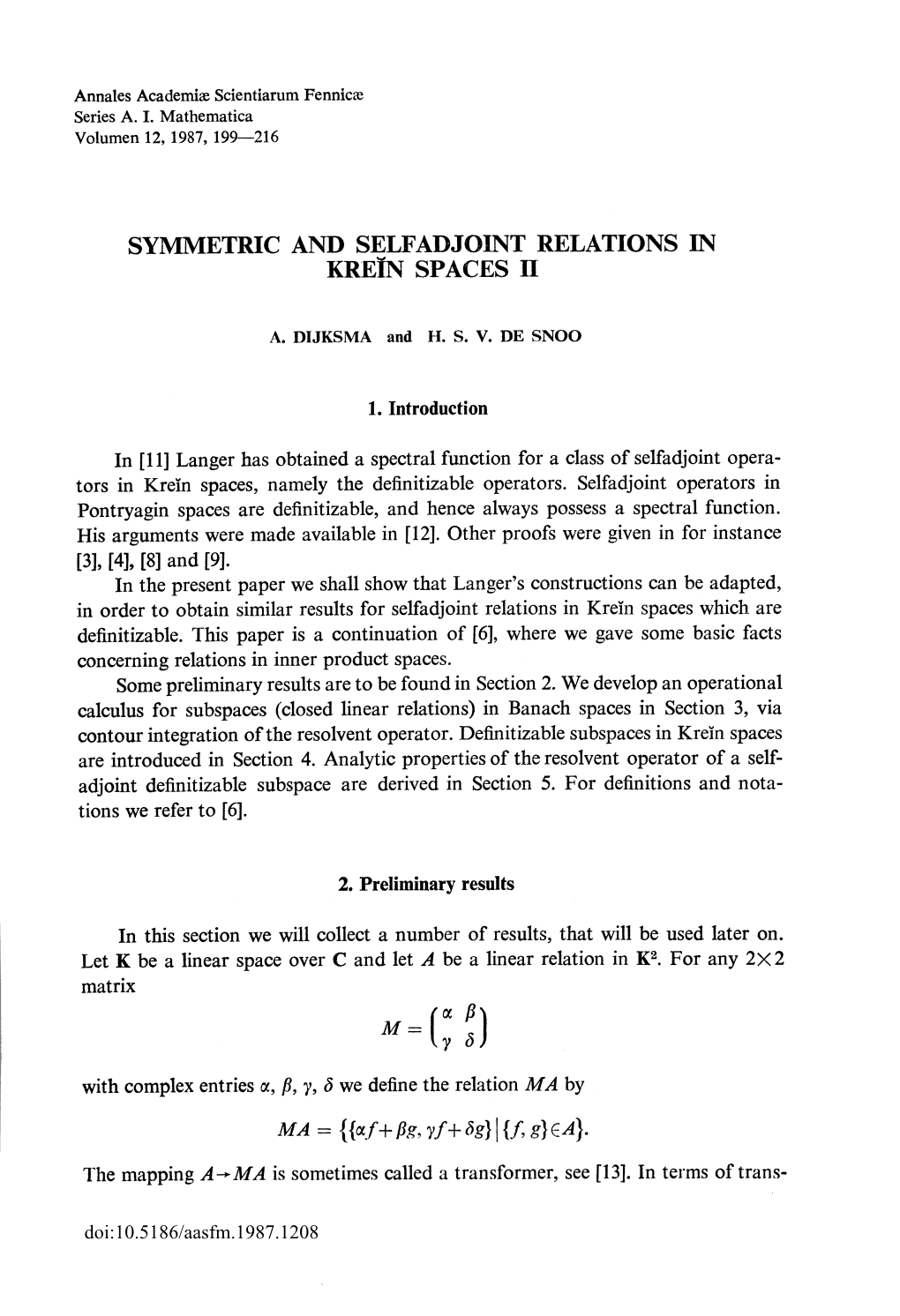 Symmetric and Setfadjoint Relations in Kreini Spaces Ii