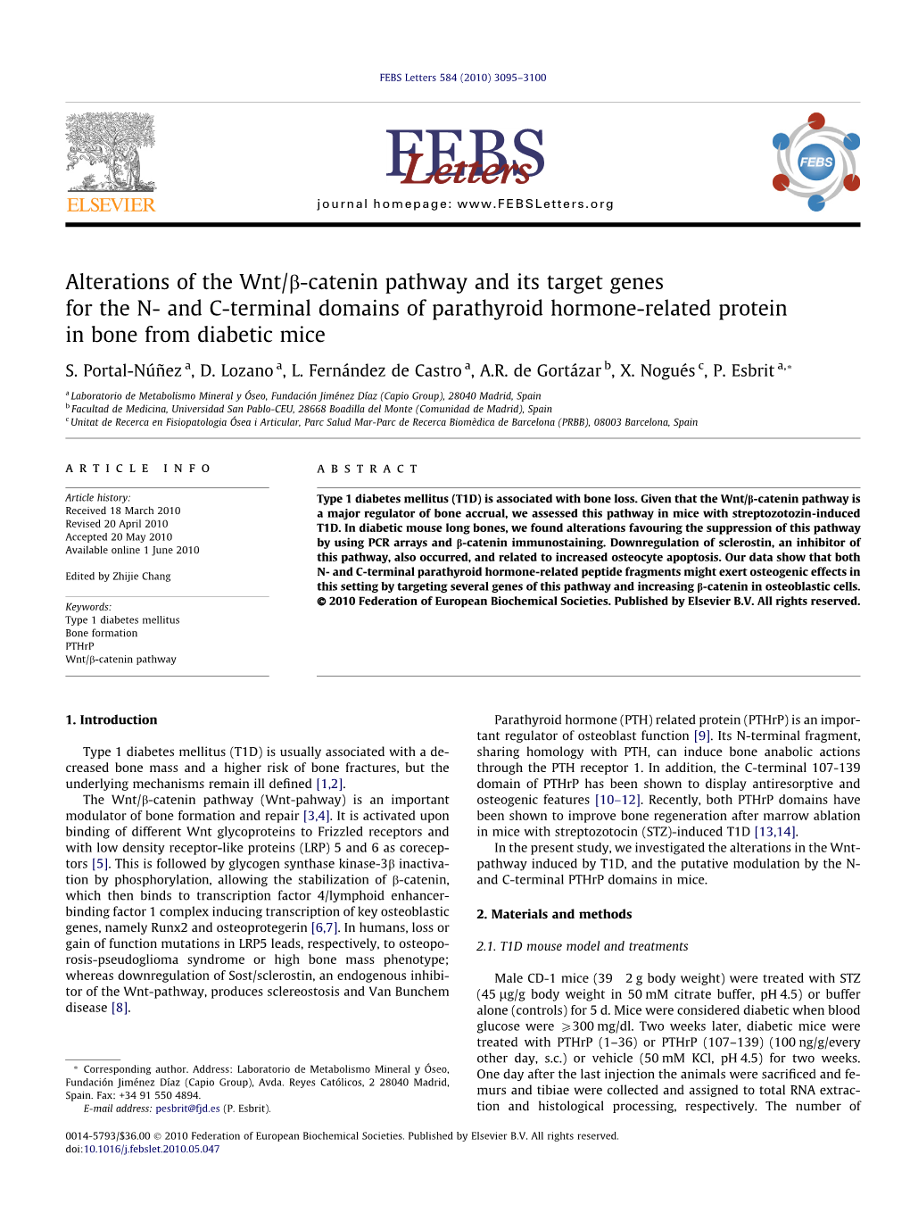 Alterations of the Wnt/Î²-Catenin Pathway and Its Target Genes for The