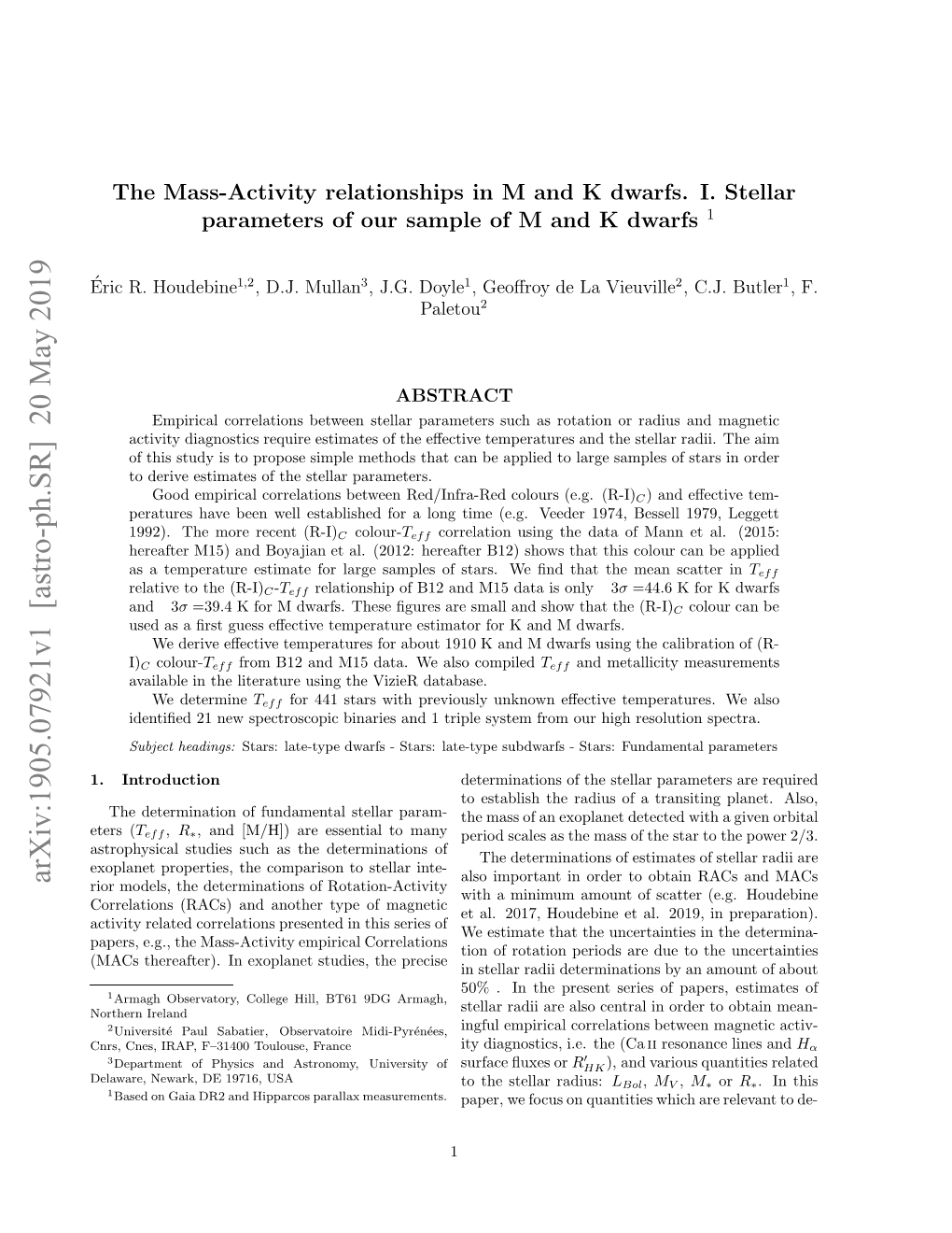 Arxiv:1905.07921V1