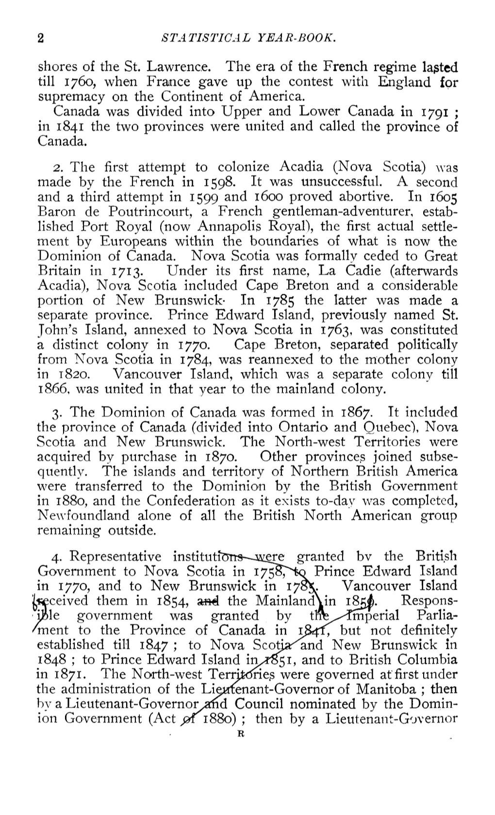 Shores of the St. Lawrence. the Era of the French Regime Lagted Till 1760, When France Gave up the Contest with England for Supremacy on the Continent of America