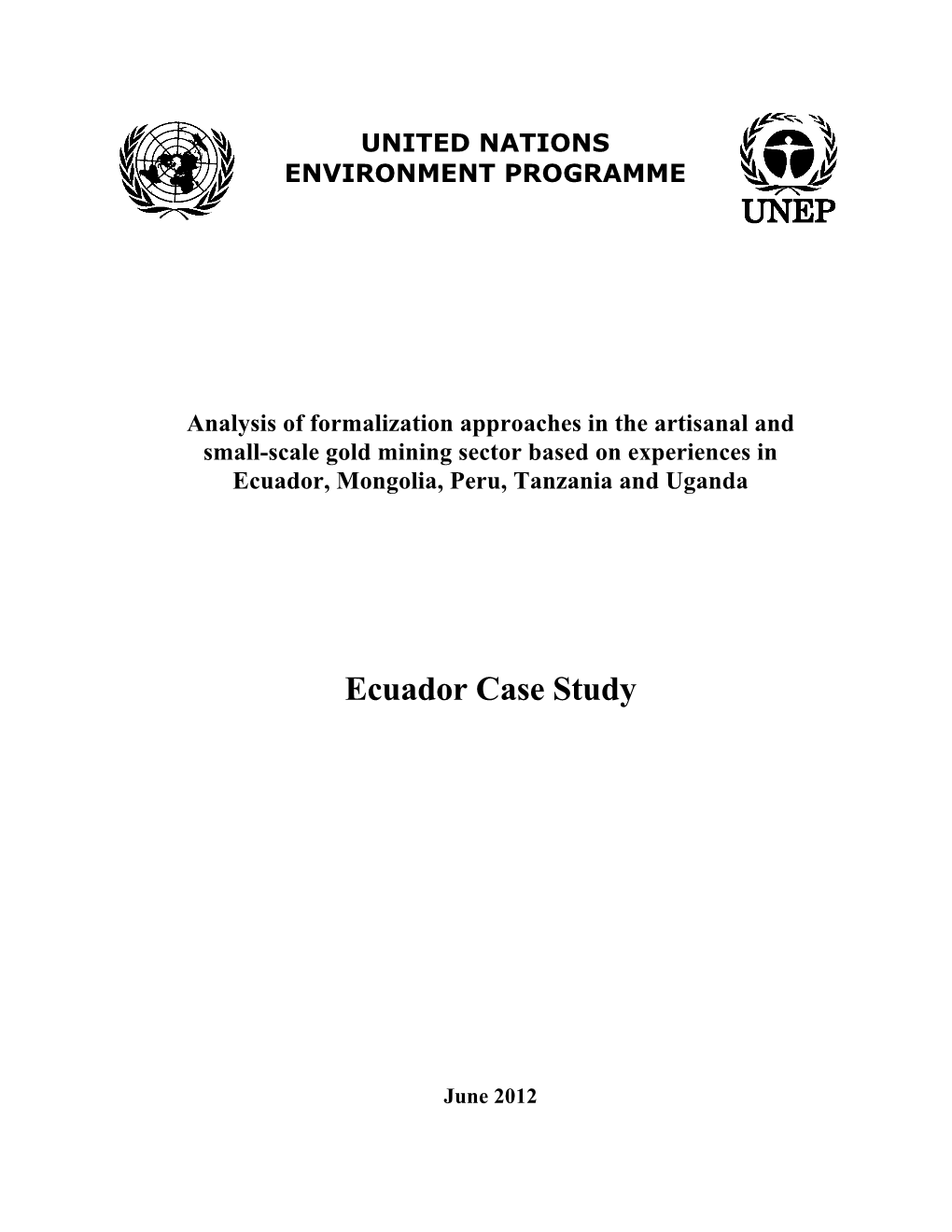 Ecuador Case Study