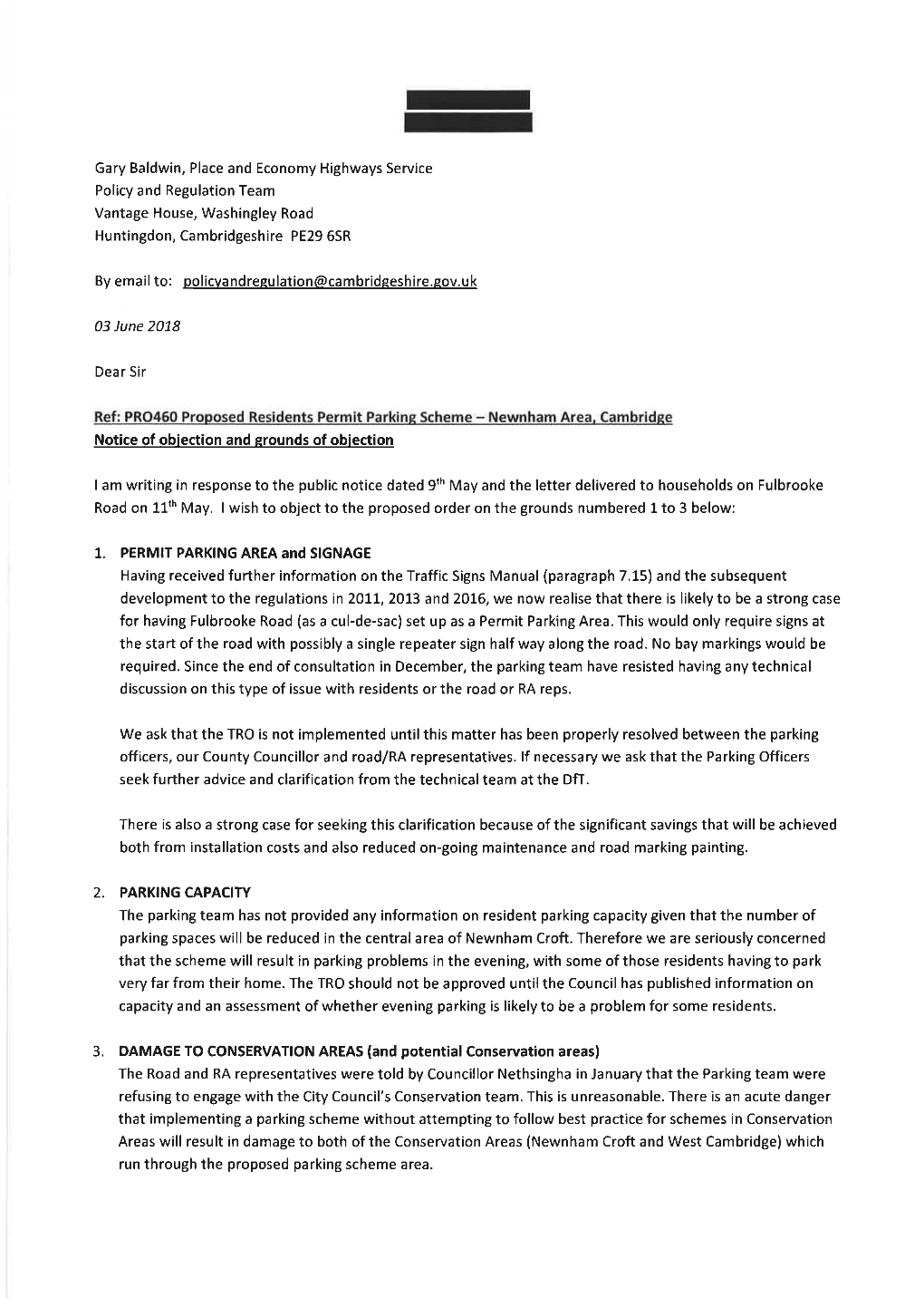 Newnham Statutory Consultation Redacted V2