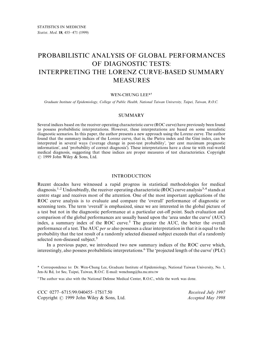 Interpreting the Lorenz Curve-Based Summary Measures