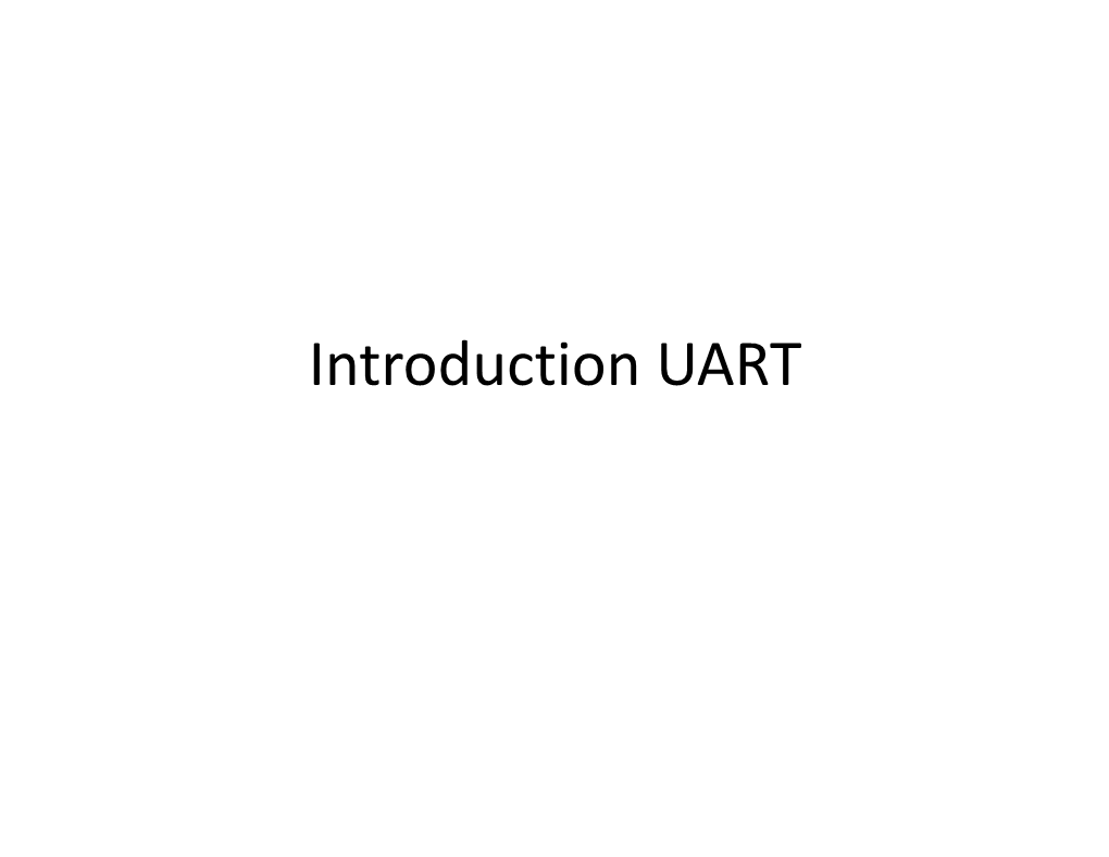 UART Communication Protocols