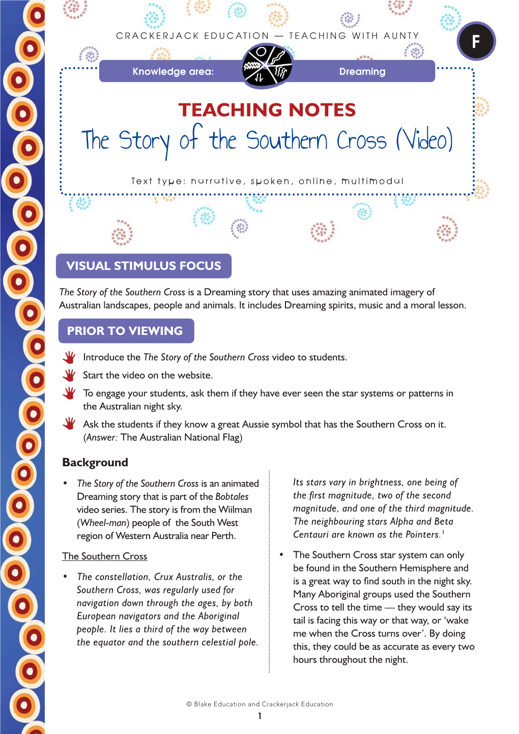 The Story of the Southern Cross (Video)