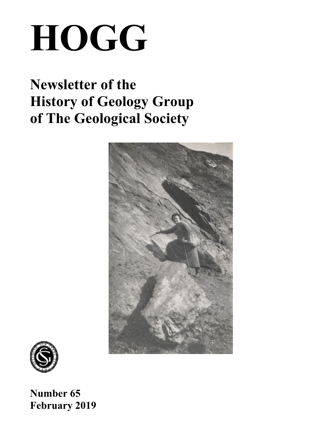 Newsletter of the History of Geology Group of the Geological Society