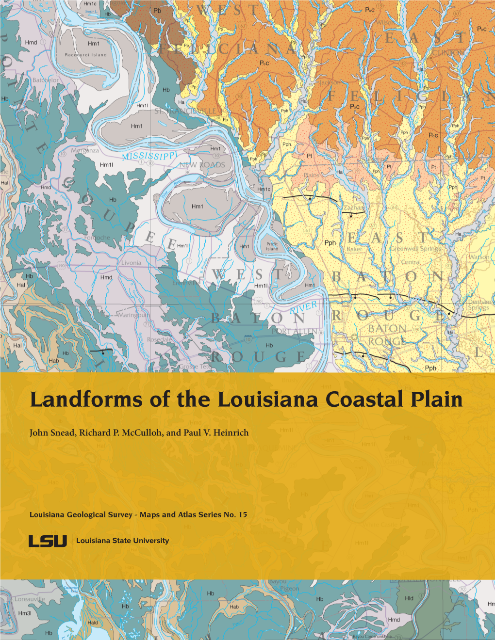 Landforms of the Louisiana Coastal Plain