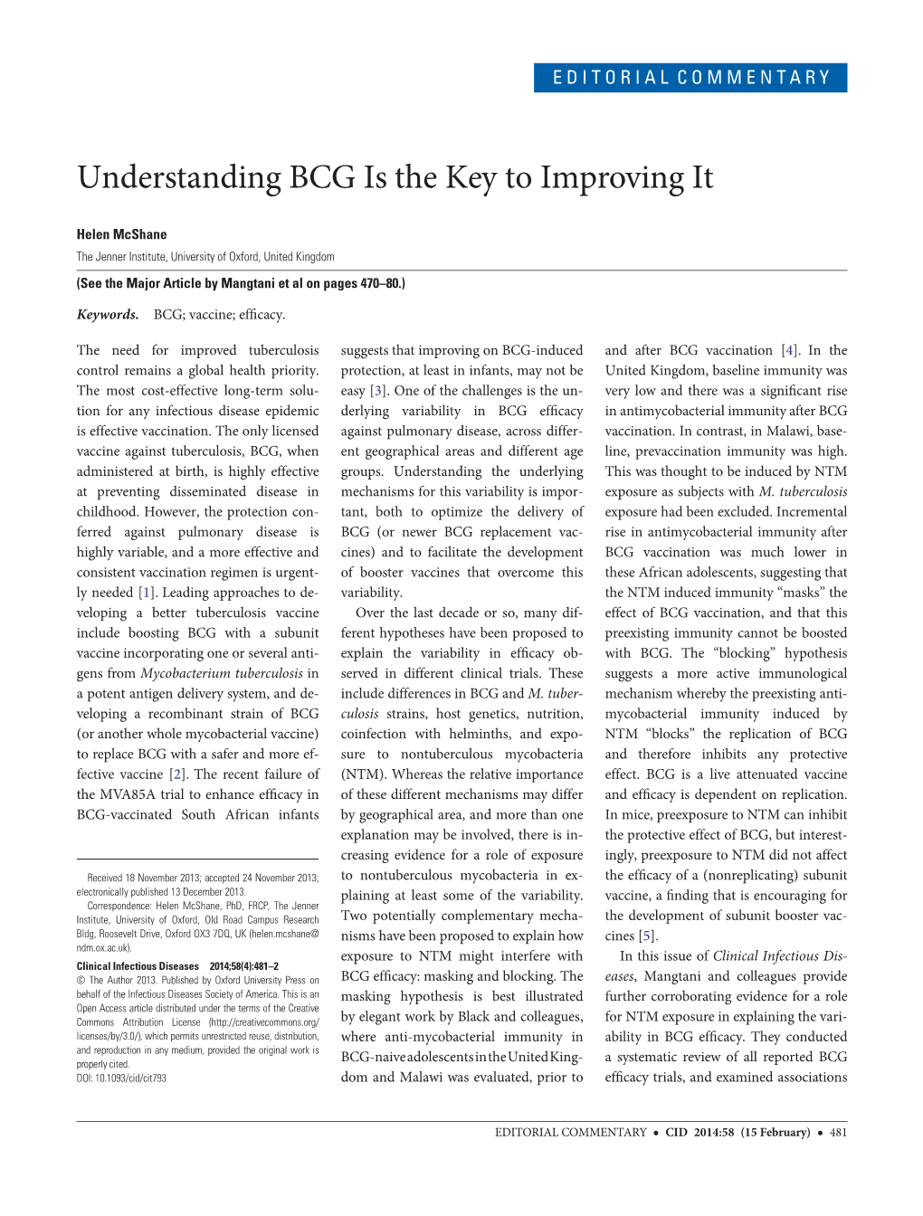 Understanding BCG Is the Key to Improving It
