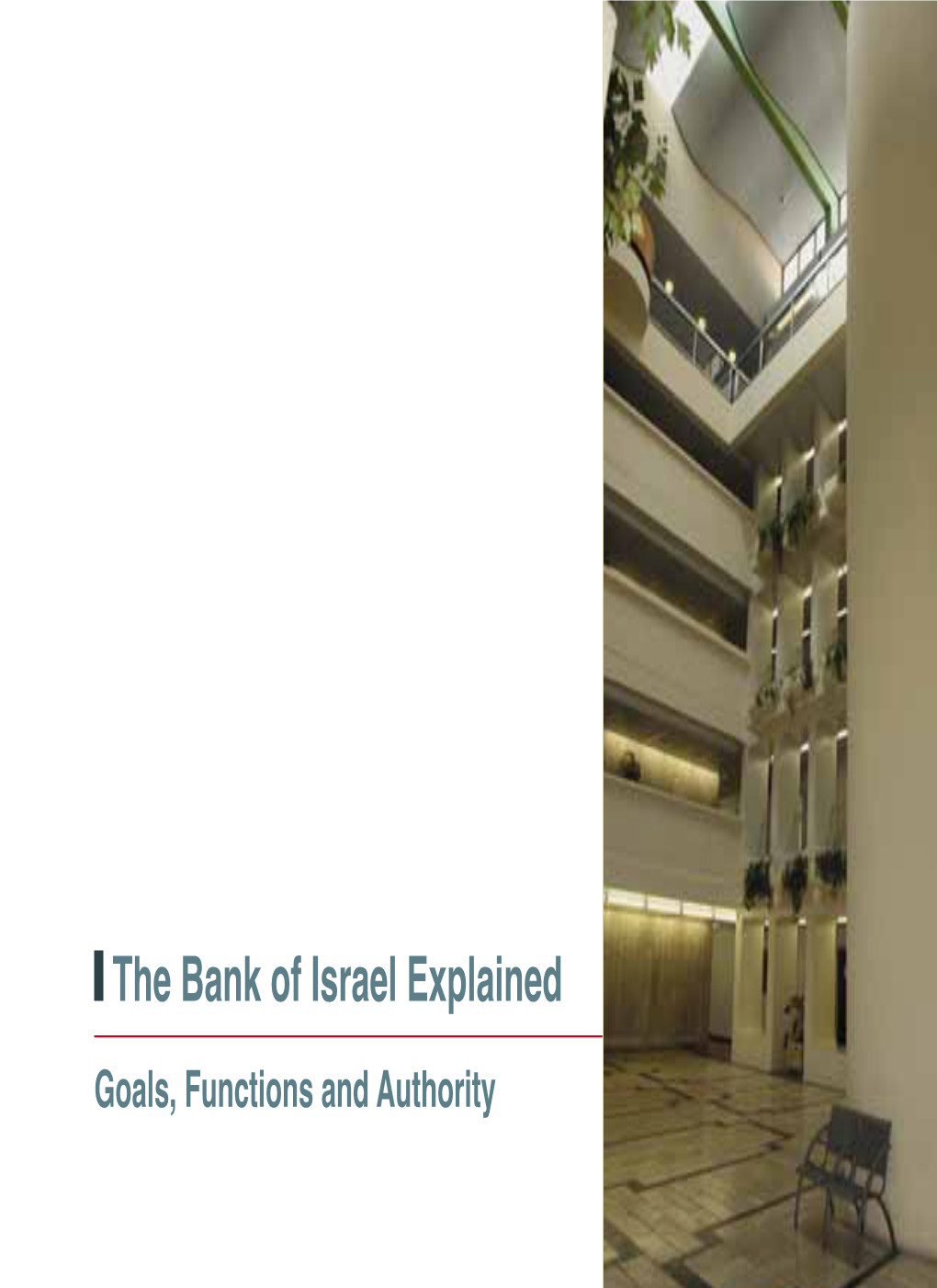 The Bank of Israel Explained