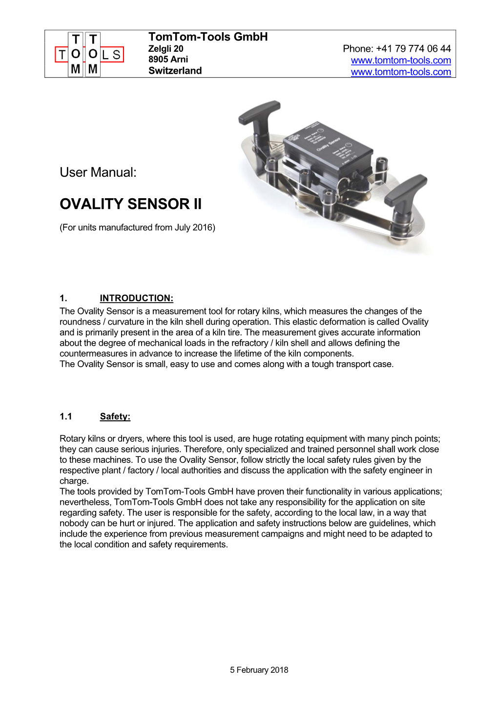 Ovality Sensor Ii