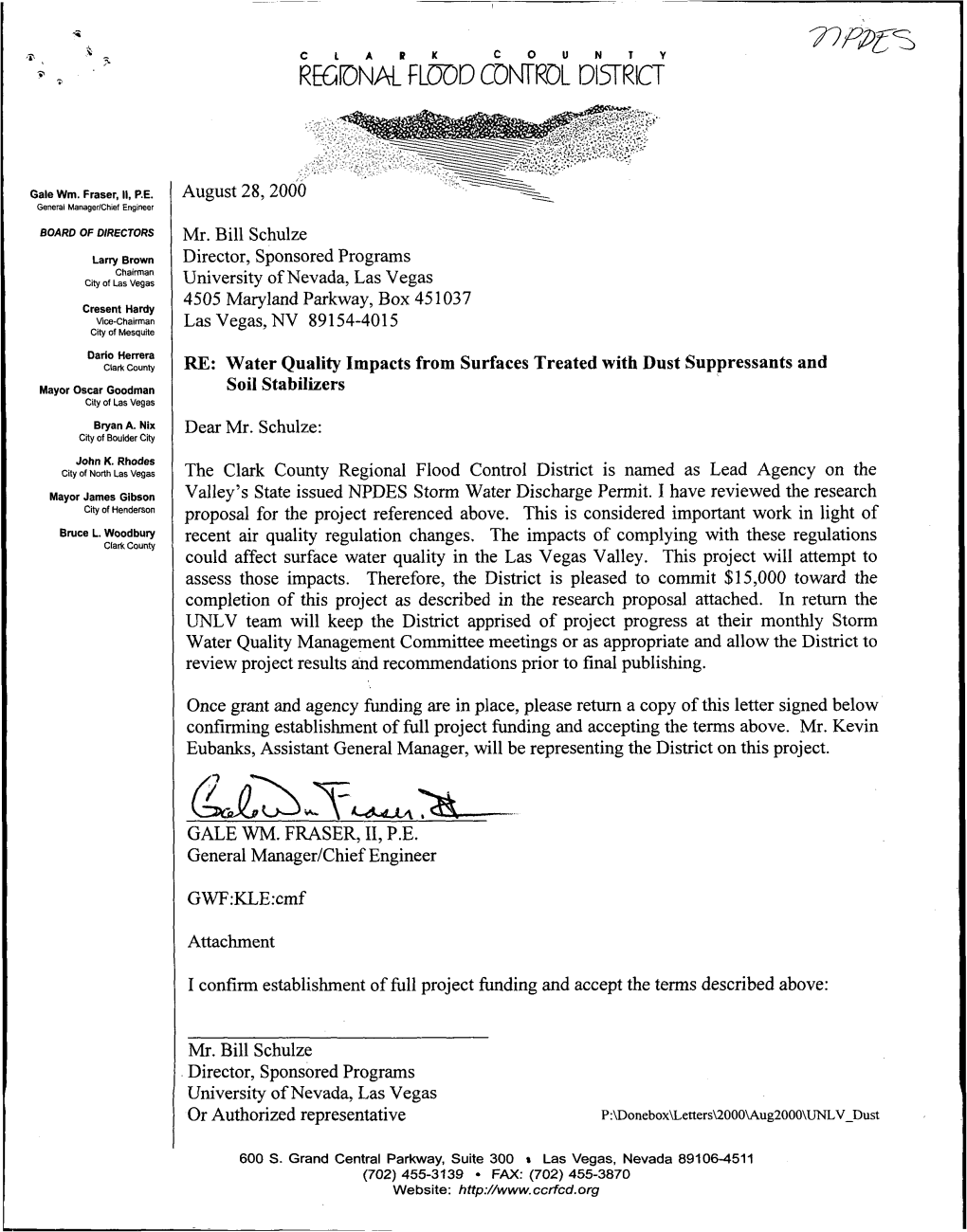 NPDES Semi-Annual Stormwater Dischage