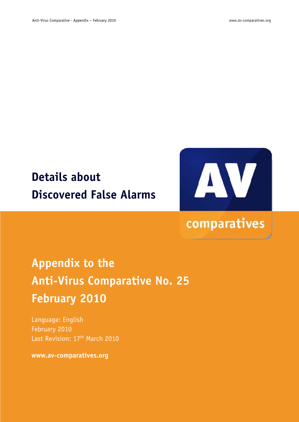 Details About the Discovered False Alarms
