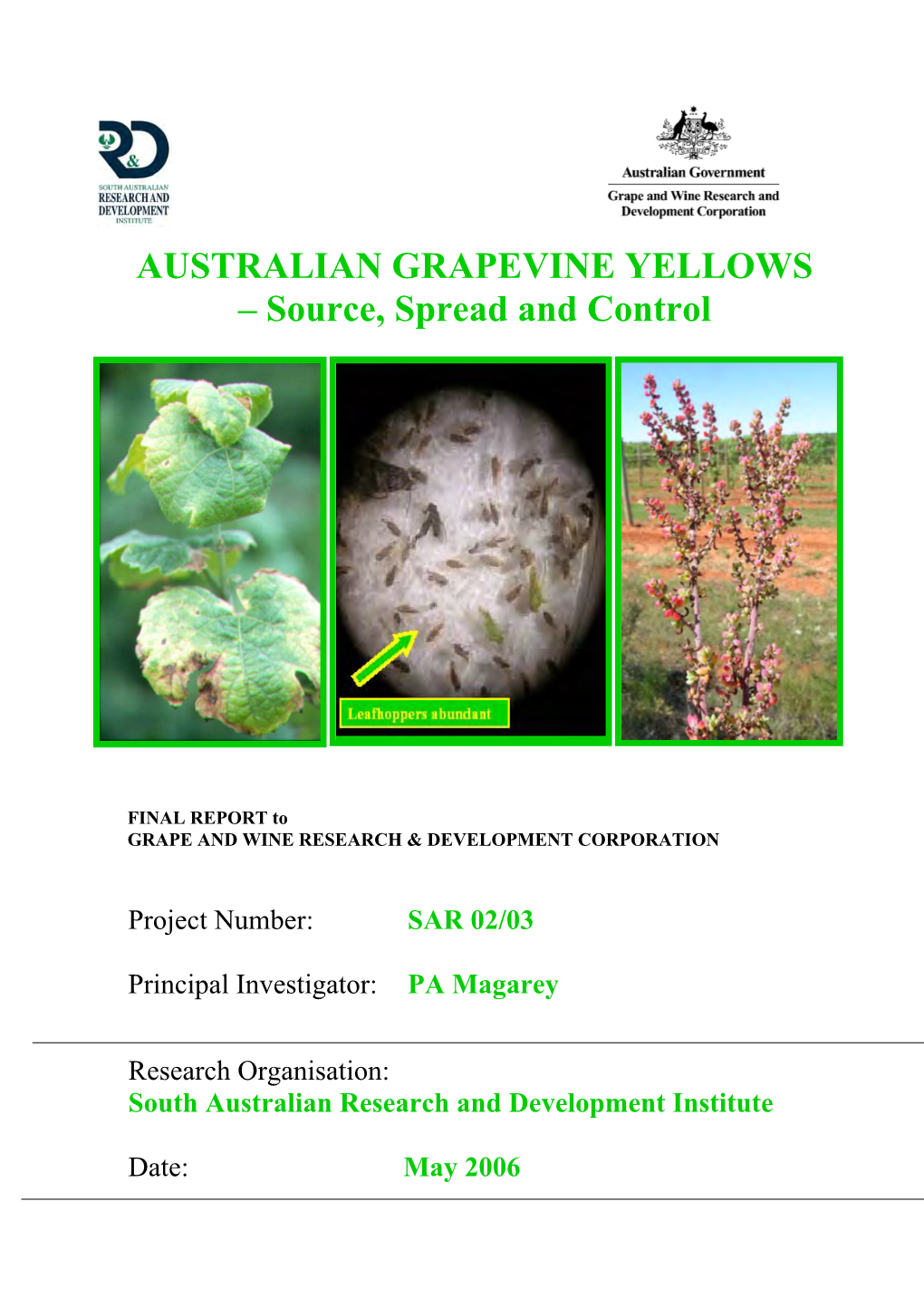 Australian Grapevine Yellows