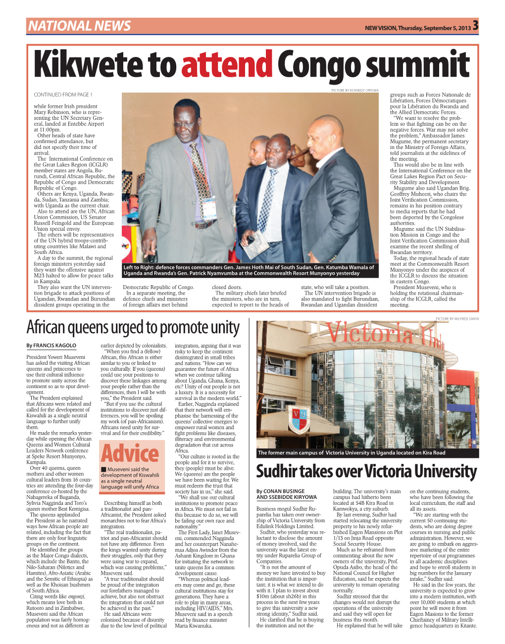 Kikwete to Attend Congo Summit