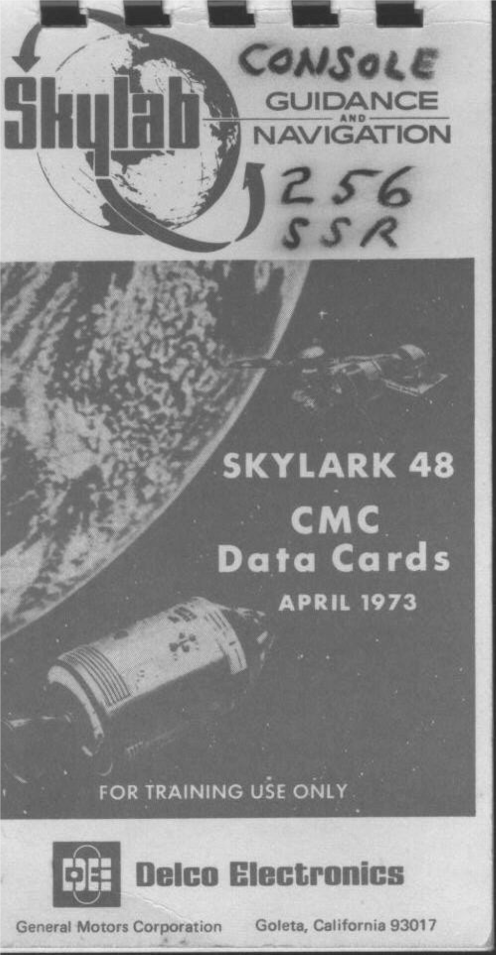 Skylab Quick-Reference Cards