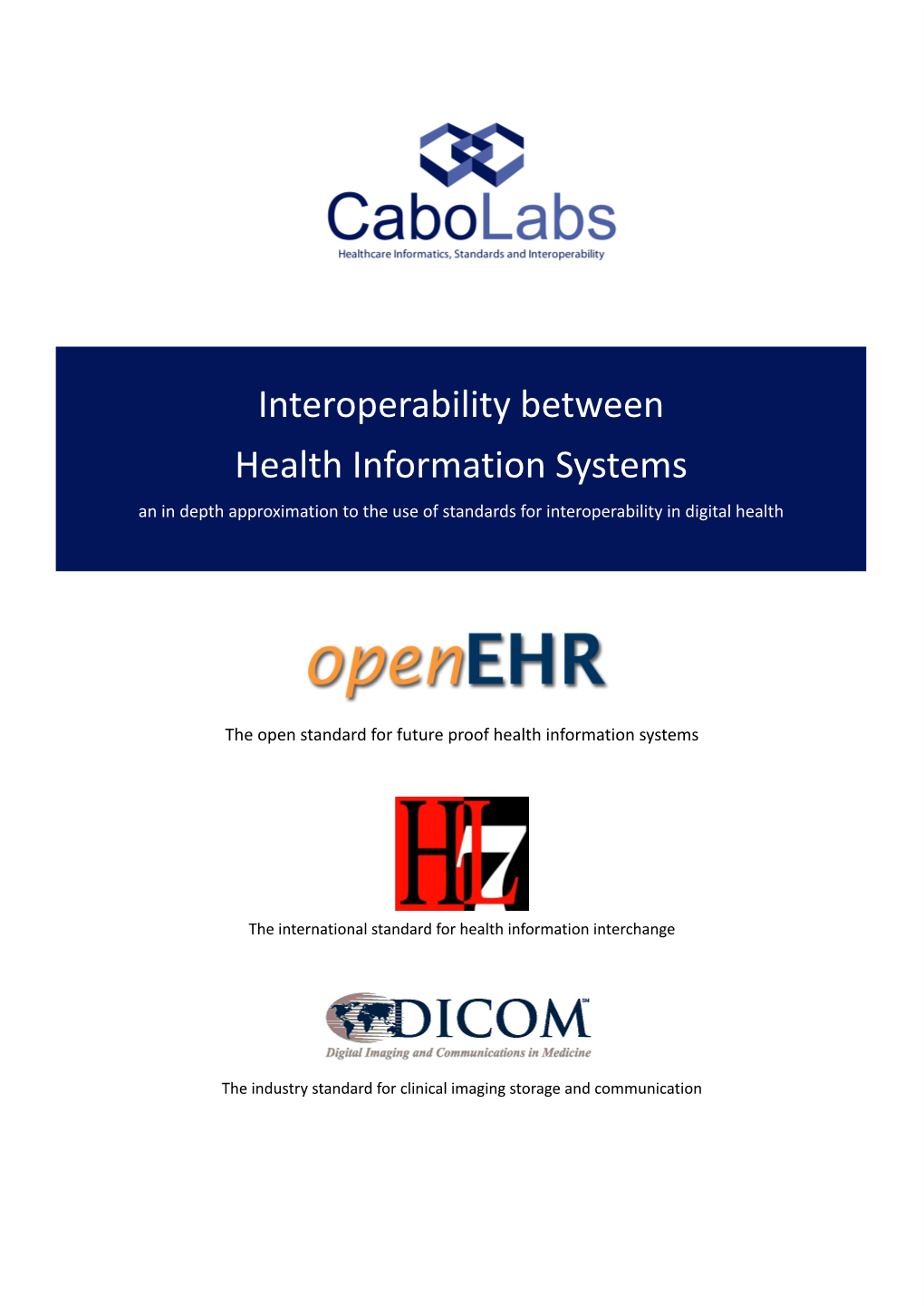 Interoperability Between Health Information Systems an in Depth Approximation to the Use of Standards for Interoperability in Digital Health