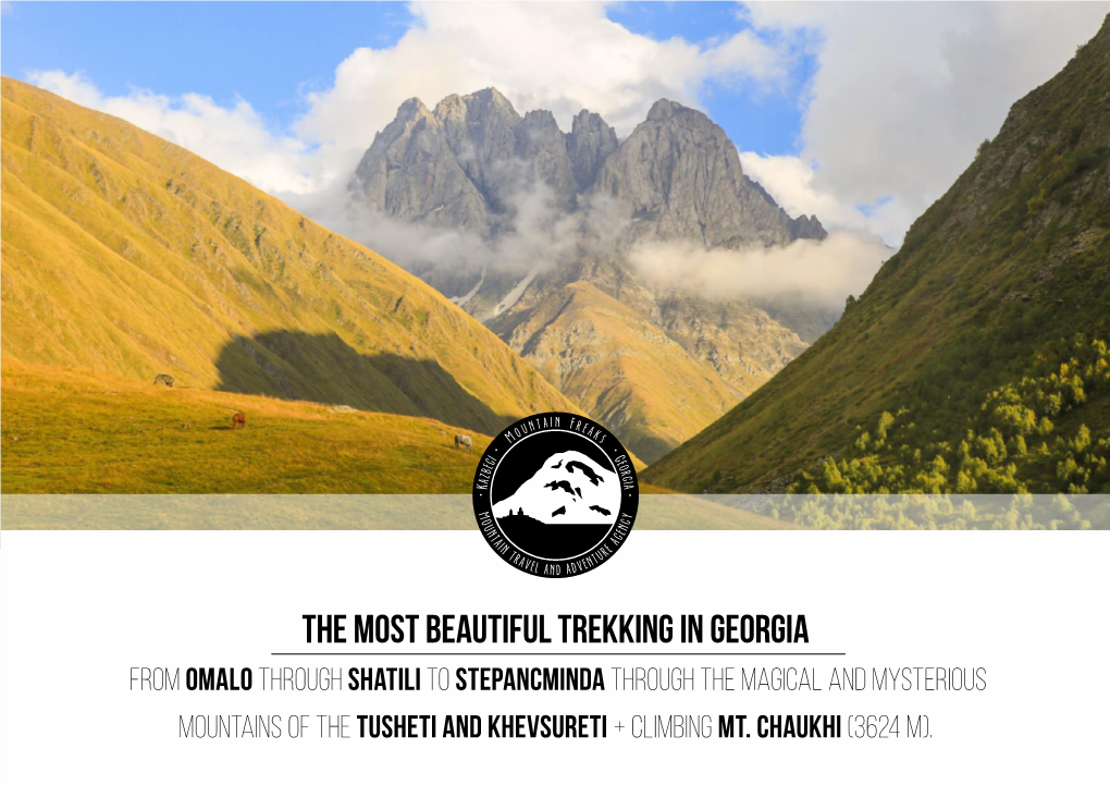 The Most Beautiful Trekking in Georgia