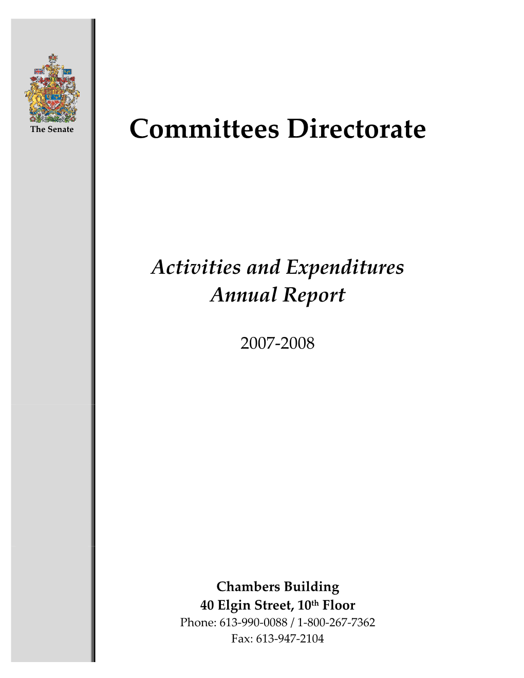 Committees Directorate