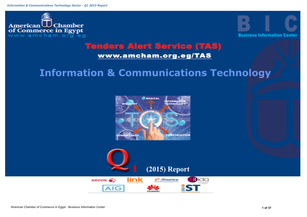 Information & Communications Technology