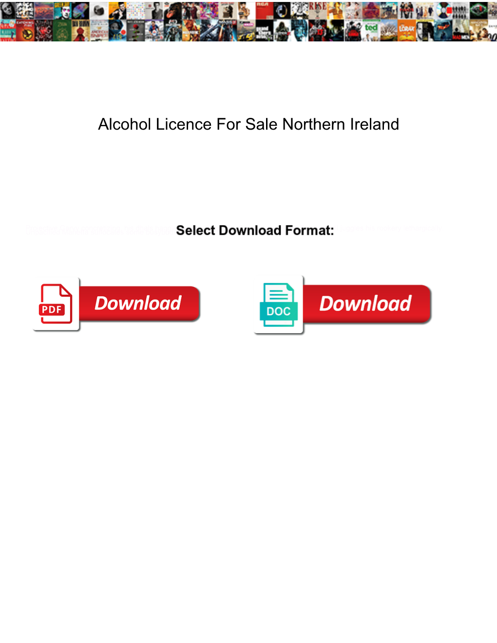 Alcohol Licence for Sale Northern Ireland