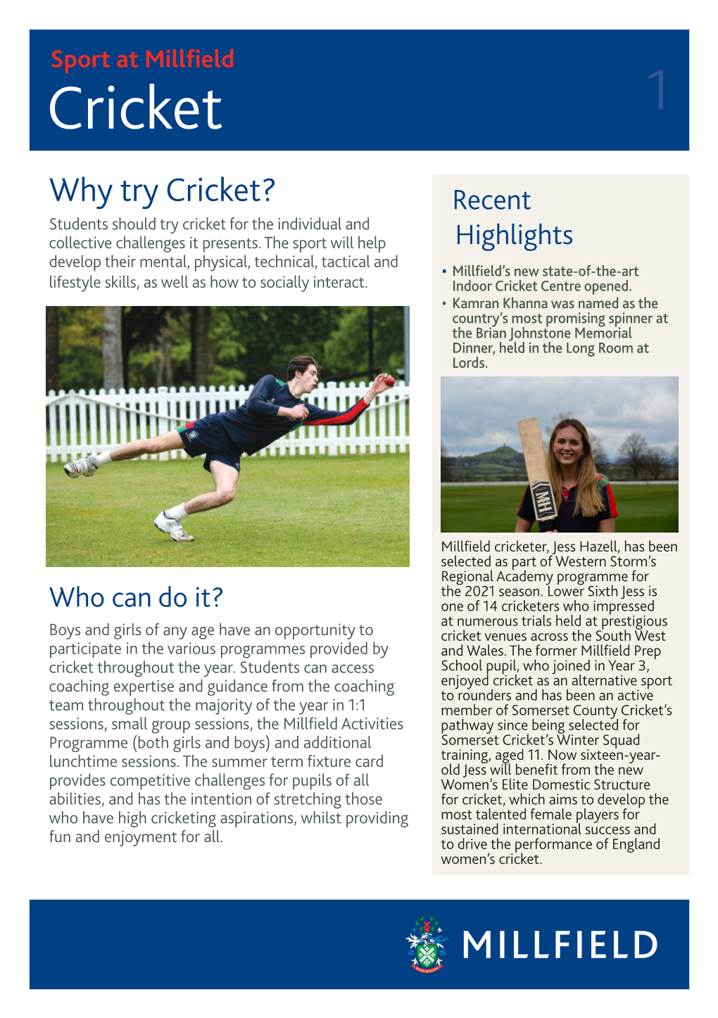 Cricket Flyer