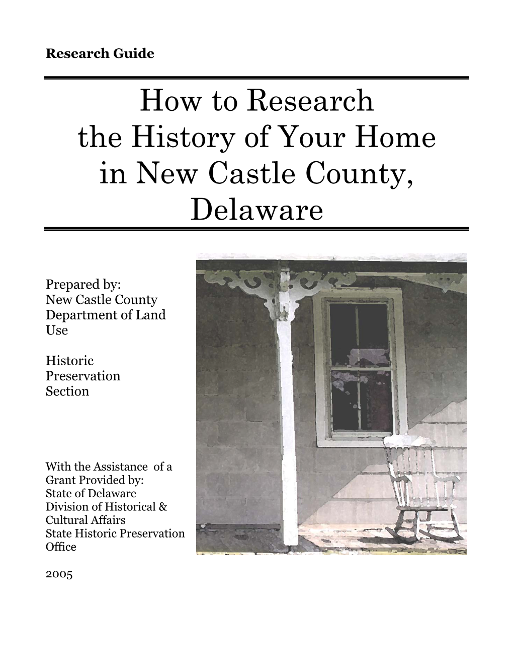 Researching Your Homes History