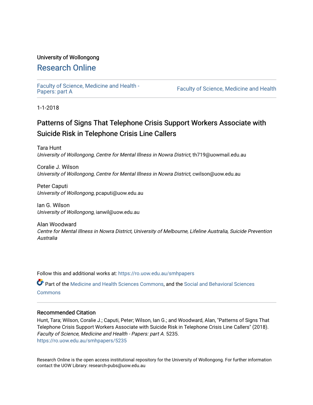 Patterns of Signs That Telephone Crisis Support Workers Associate with Suicide Risk in Telephone Crisis Line Callers