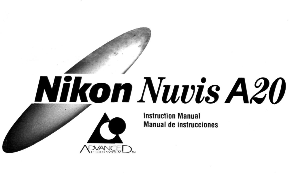 Nikon Nuvis A20 Instruction Manual Manual De Instrucciones