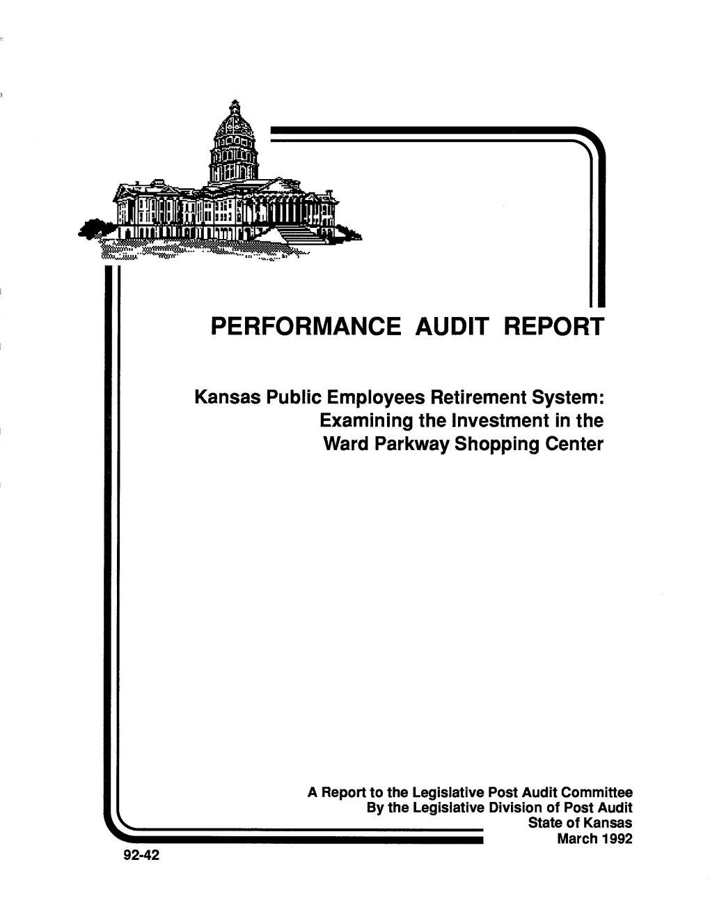 Performance Audit Report