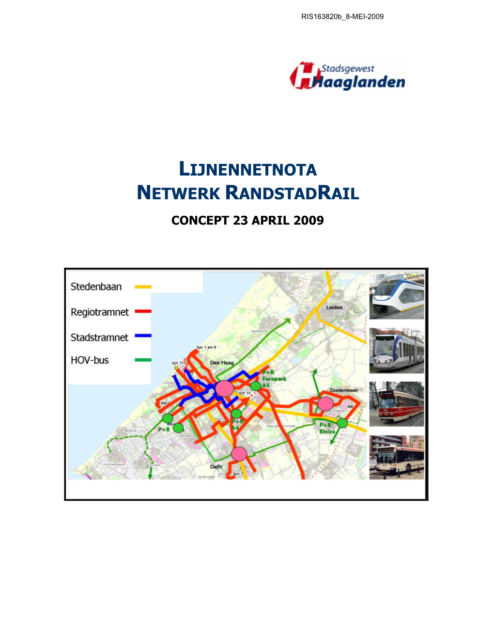 Lijnennetnota Netwerk Randstadrail