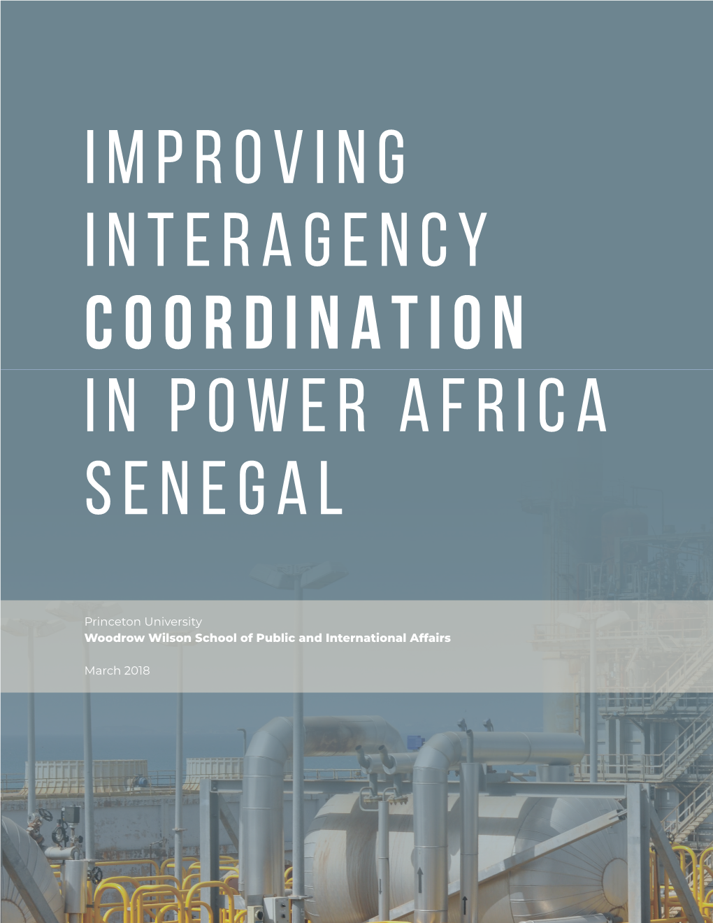 Improving Interagency Coordination in Power Africa Senegal