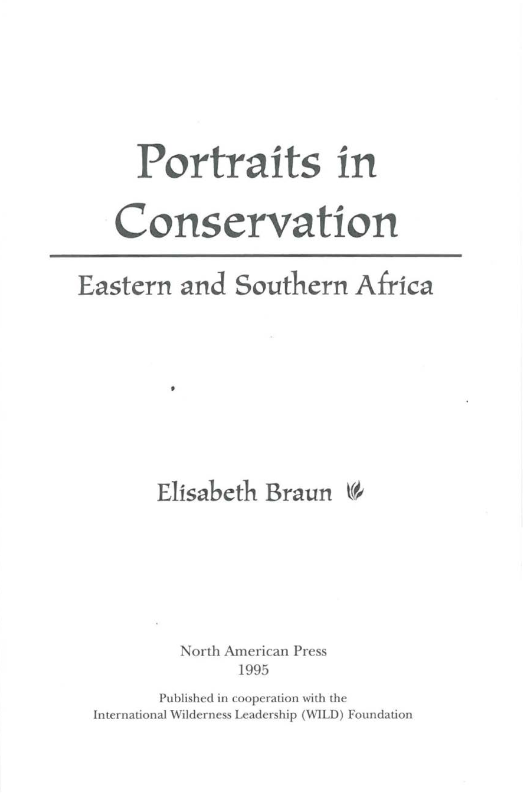 Portraits in Conservation Eastern and Southern Africa