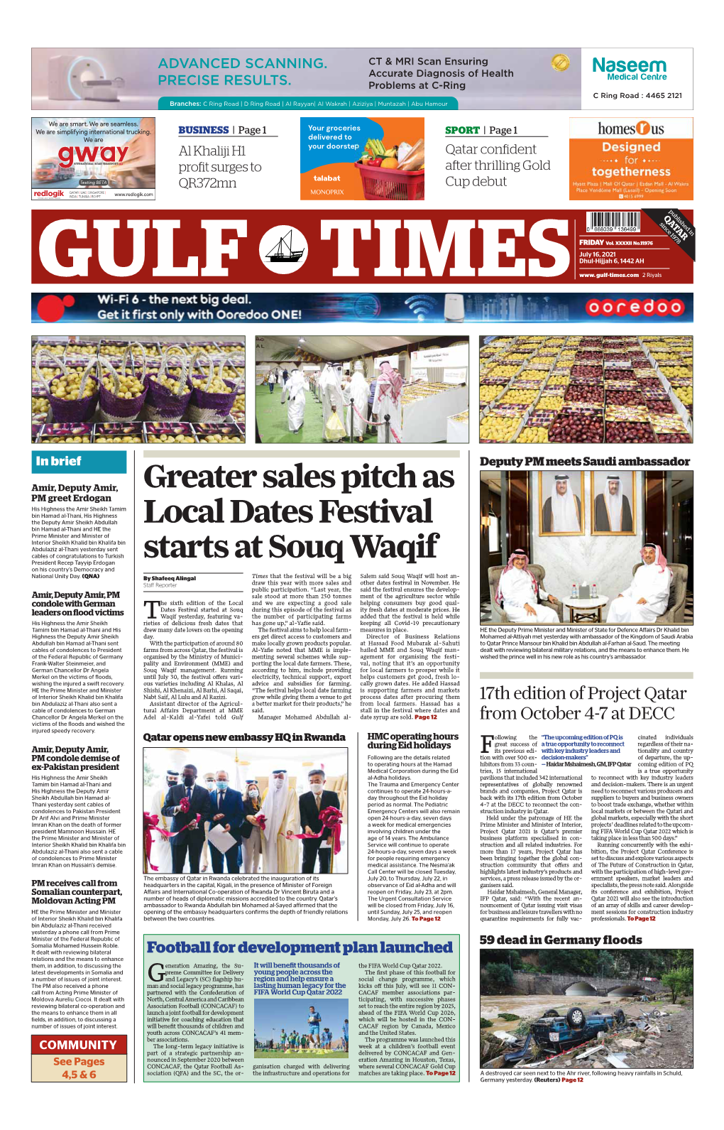 Greater Sales Pitch As Local Dates Festival Starts at Souq Waqif