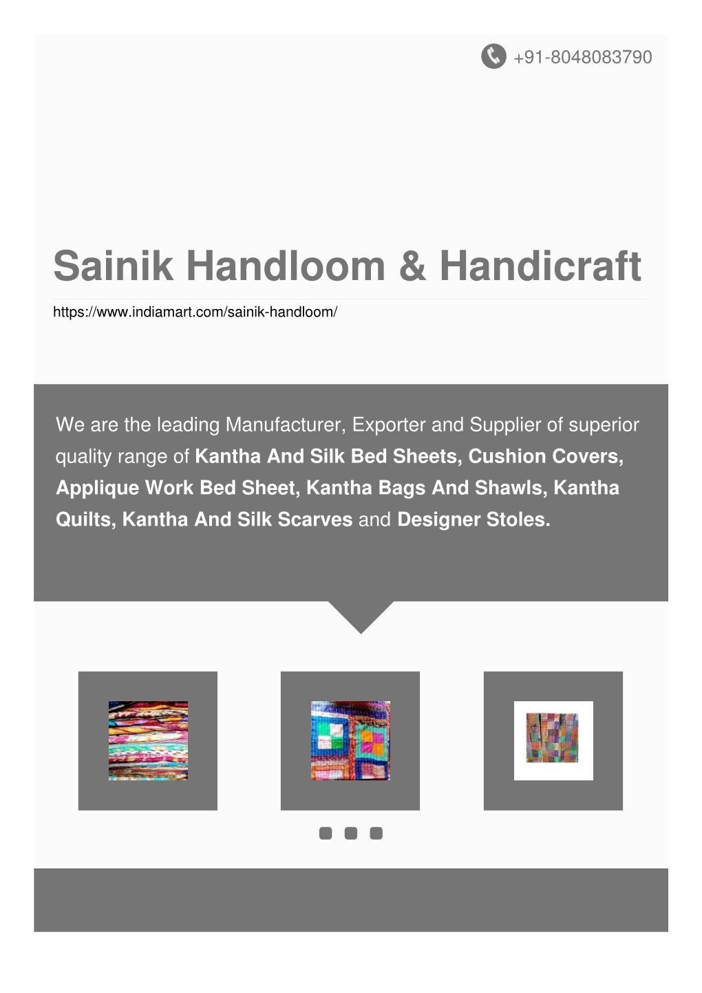 Sainik Handloom & Handicraft