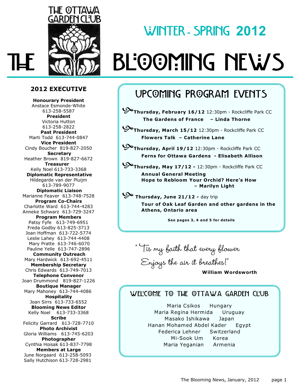The Blooming News