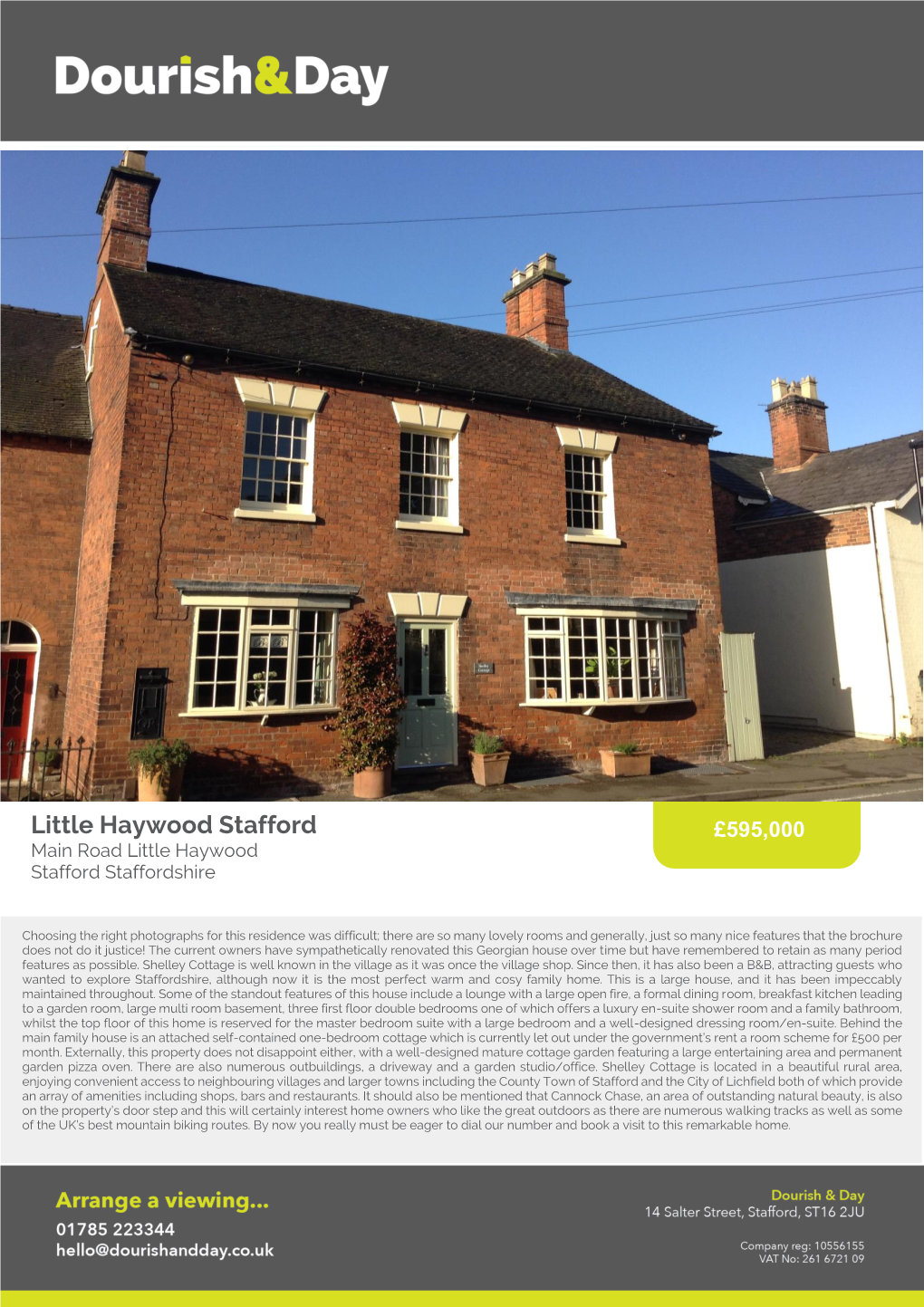 Little Haywood Stafford £595,000 Main Road Little Haywood Stafford Staffordshire