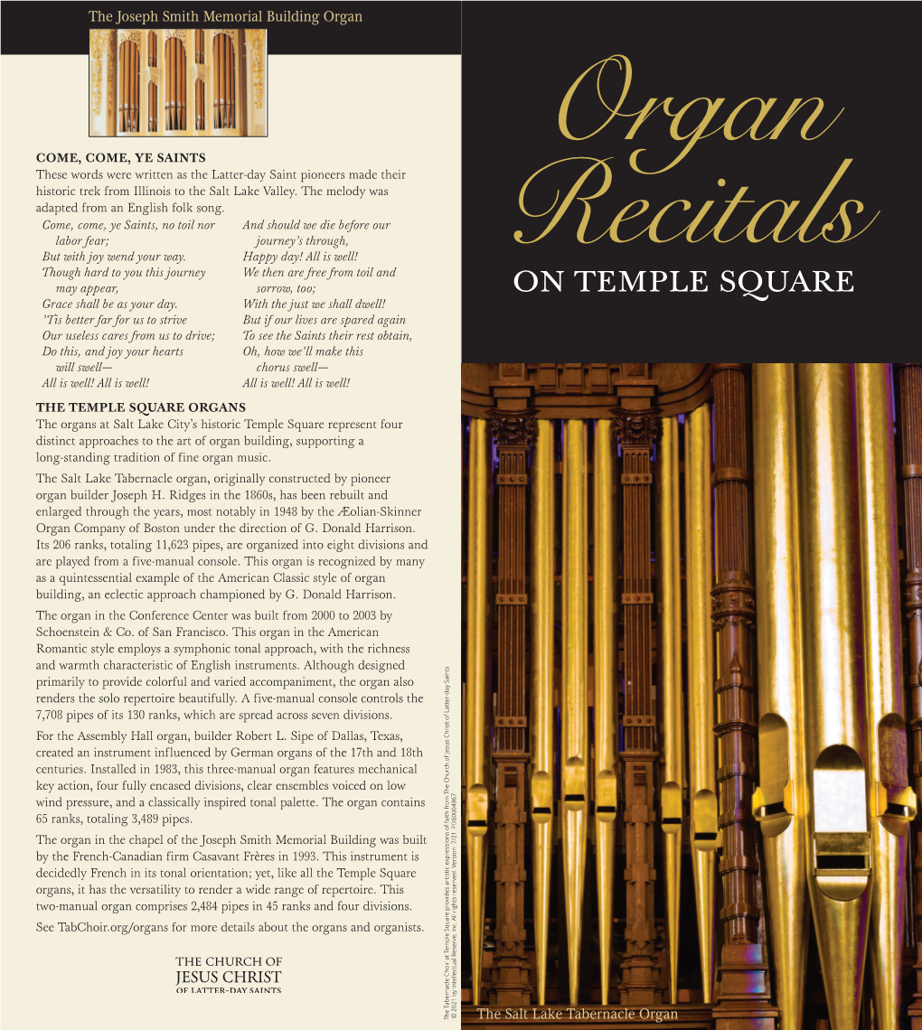 Organ Recitals