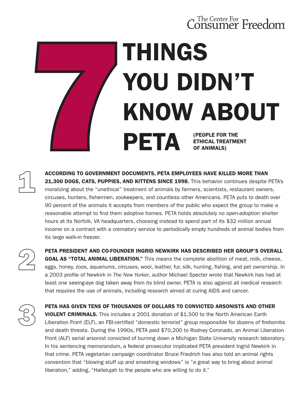Things You Didn't Know About Peta